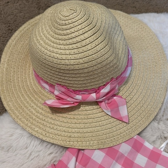 Tahari Girls’ Dress With Straw Hat size 5 - Picture 5 of 7